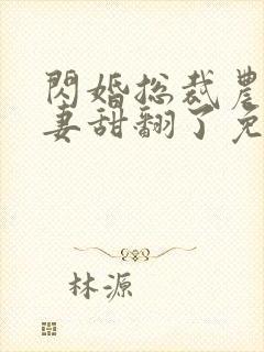 闪婚总裁农村娇妻甜翻了免费