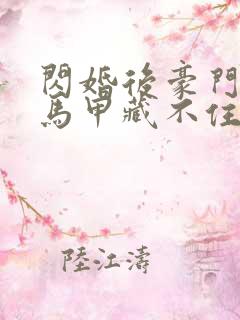 闪婚后豪门老公马甲藏不住第二季