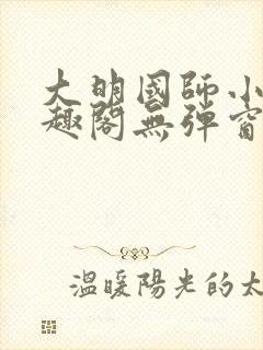 大明国师小说笔趣阁无弹窗