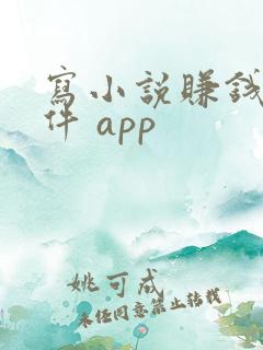 写小说赚钱的软件 app