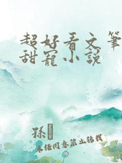 超好看文笔好的甜宠小说