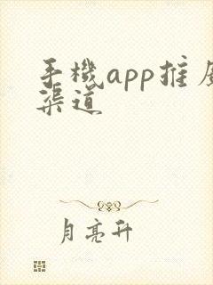 手机app推广渠道