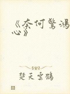 《奈何惊鸿入我心》