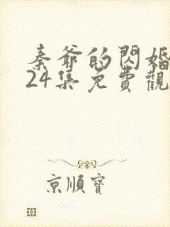 秦爷的闪婚短剧24集免费观看