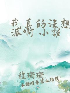 我真的没想当反派啊 小说