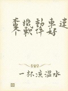 查机动车违章哪个软件好