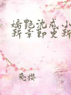 娇艳沈成小说最新章节更新内容