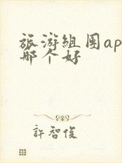 旅游组团app哪个好