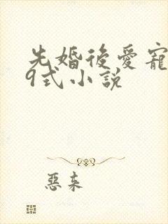 先婚后爱宠妻99式小说