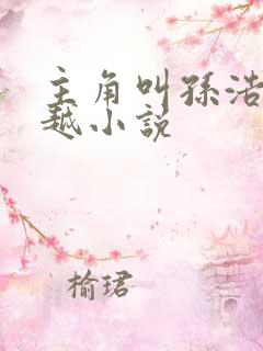 主角叫孙浩的穿越小说