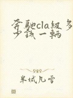 奔驰cla级多少钱一辆