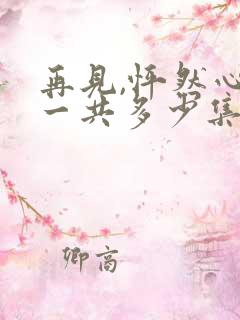 再见,怦然心动一共多少集