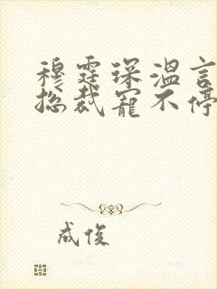 穆霆琛温言深情总裁宠不停