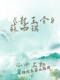 《龙王令》陈平苏雨琪