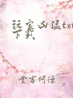 玩家凶猛txt下载