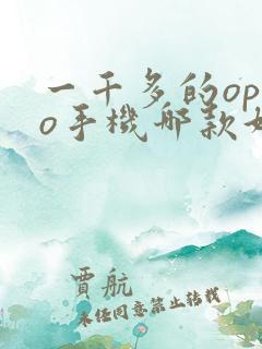 一千多的oppo手机哪款好