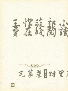 王悍苏祁小说免费在线阅读