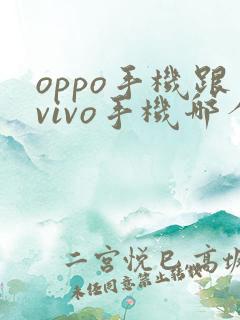 oppo手机跟vivo手机哪个好