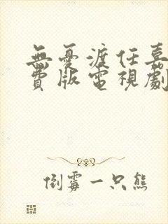 无忧渡任嘉伦免费版电视剧