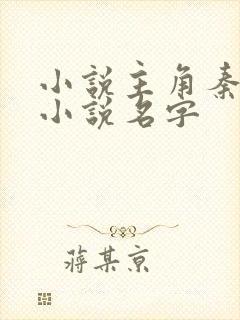 小说主角秦阳的小说名字