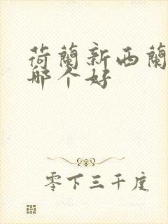 荷兰新西兰奶粉哪个好