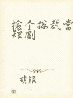 捡个总裁当老公短剧