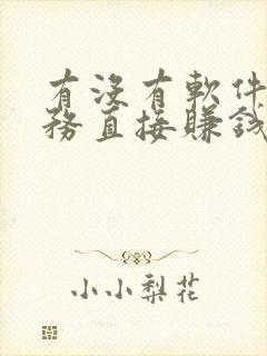 有没有软件做任务直接赚钱的