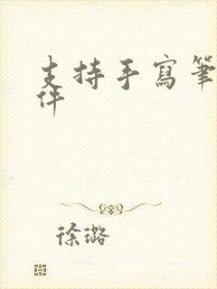 支持手写笔记软件