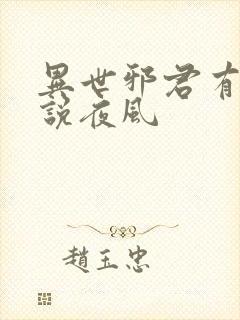 异世邪君有声小说夜风
