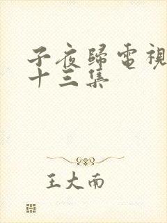 子夜归电视剧第十三集