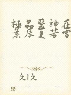 极品医神在都市叶辰夏若雪免费阅读笔趣阁