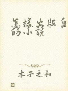 怎样出版自己写的小说