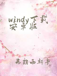 windy下载安卓版