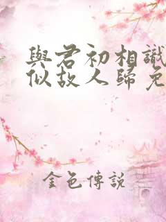 与君初相识·恰似故人归免费观看完整版