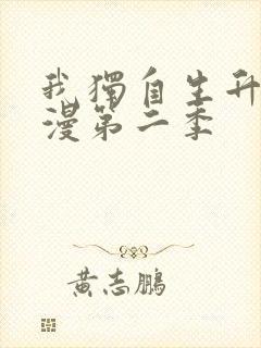 我独自生升级动漫第二季