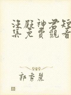 没殿神君短剧全集免费观看