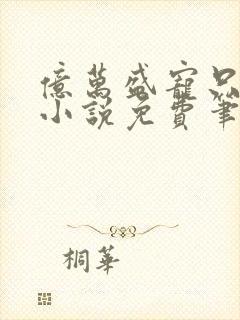 亿万盛宠只为你小说免费笔趣阁