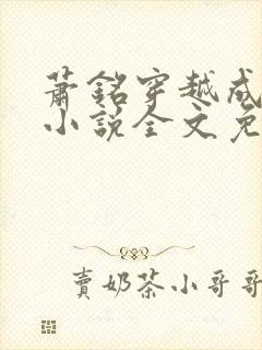 萧铭穿越成皇子小说全文免费阅读