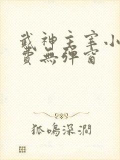 武神主宰小说免费无弹窗