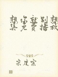 想你就别想多全集免费播放