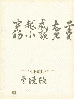 穿越成太子李辰的小说免费阅读