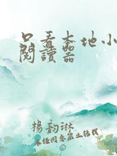 只看本地小说的阅读器