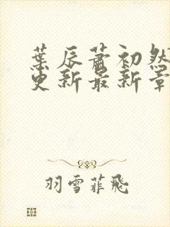 叶辰萧初然刚刚更新最新章节列表