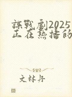 谍战剧2025正在热播的谍战剧
