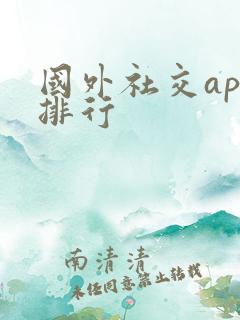 国外社交app排行