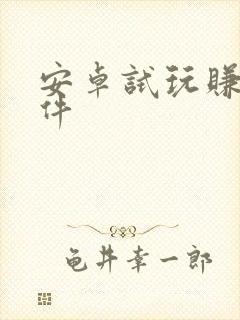 安卓试玩赚钱软件