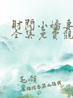 财阀小娇妻短剧全集免费观看