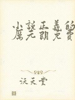 小说正义的使命厉元朗免费阅读全文