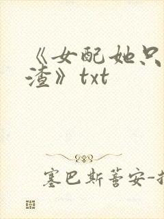 《女配她只想被渣》txt