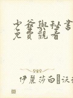 少爷与秘书漫画免费观看